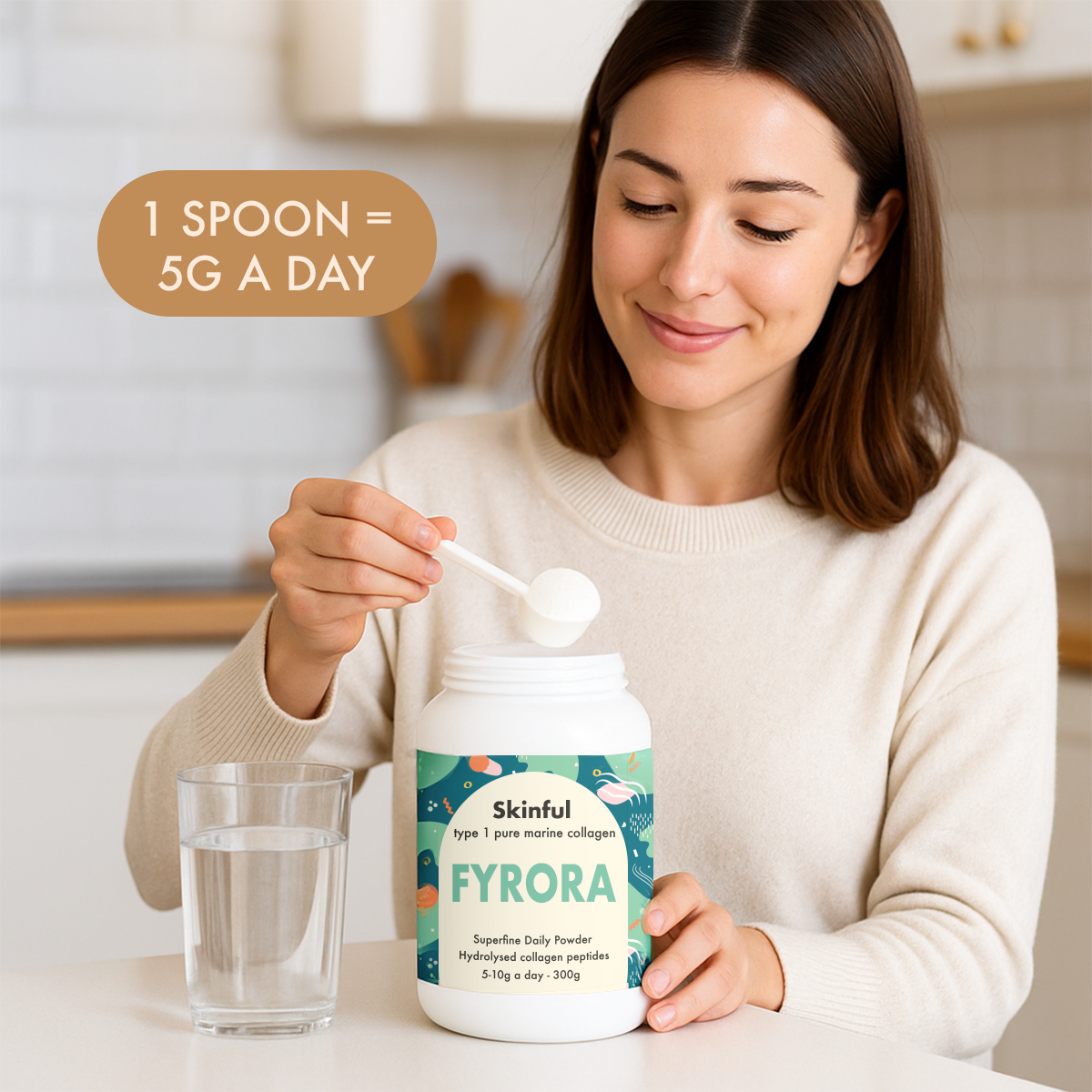 Fyrora® Skinful Pure Marine Collagen Powder