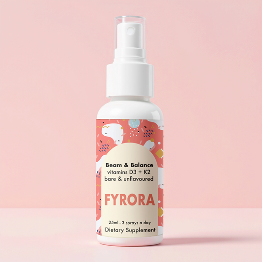 Fyrora® Beam & Balance Unflavoured Vitamin D3 + K2 Spray