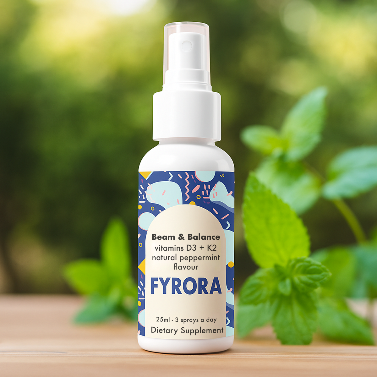 Fyrora® Beam & Balance Vitamin D3 with Vitamin K2 Spray