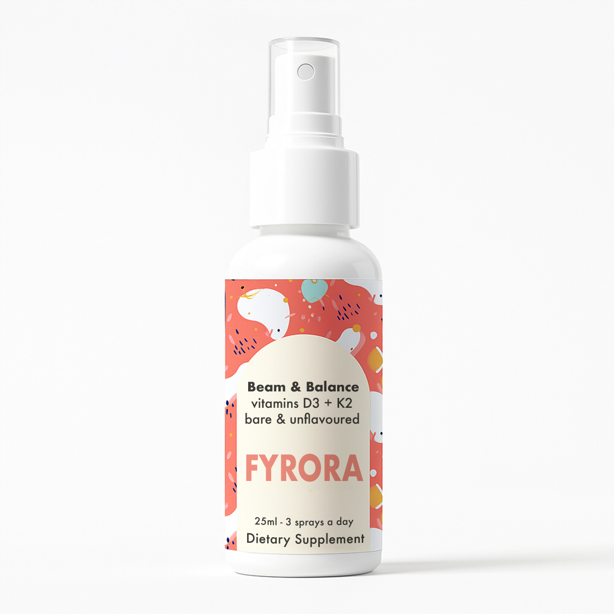 Fyrora® Beam & Balance Unflavoured Vitamin D3 + K2 Spray