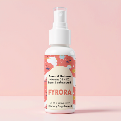 Fyrora® Beam & Balance Unflavoured Vitamin D3 + K2 Spray