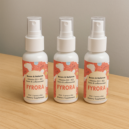 Fyrora® Beam & Balance Unflavoured Vitamin D3 + K2 Spray